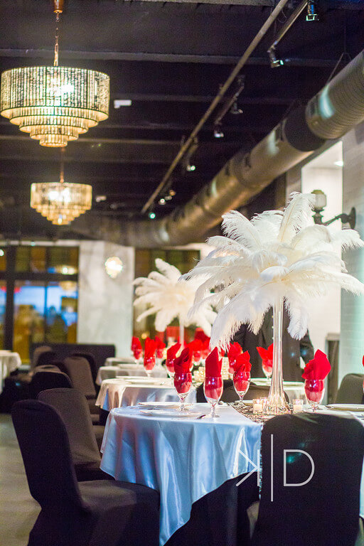 Sociably Yours - Feather Center Pieces