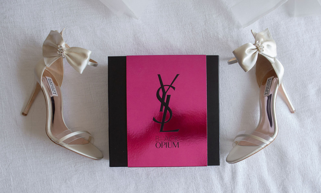 Sociably Yours - Bridal Heels & YSL Gift Box