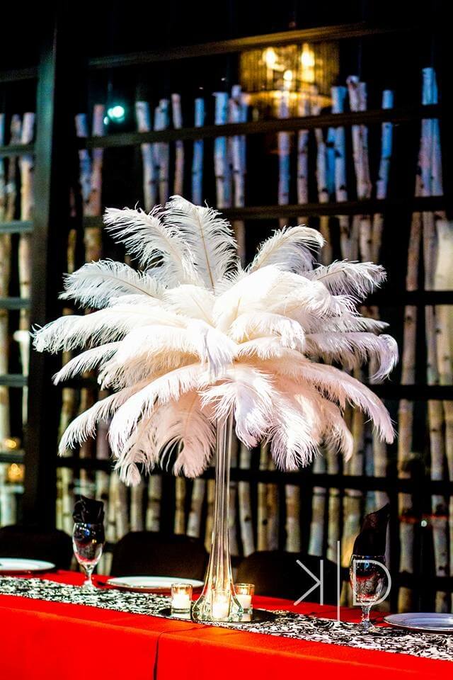 Sociably Yours - Feather Center Pieces